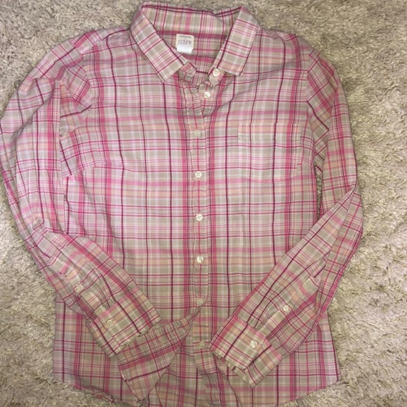 J. Crew Tops - J. Crew “The Perfect Shirt” Size M